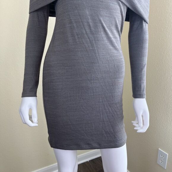 Wilfred Women's Size S Romolo Off-The-Shoulder Bandeau Bodycon Knit Mini Dress - Picture 8 of 14
